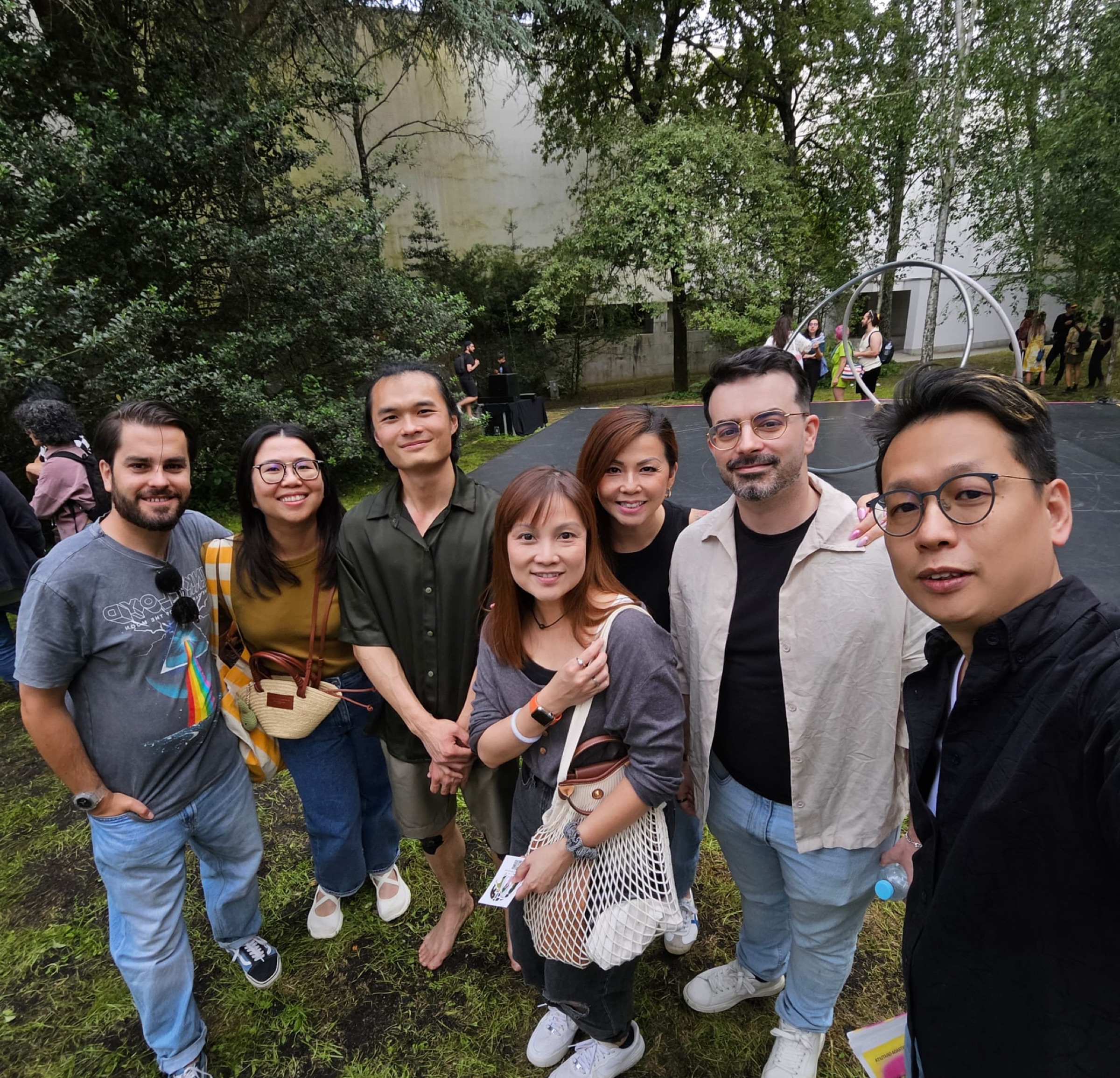 Alvin with Malaysians in Serralves em Festa